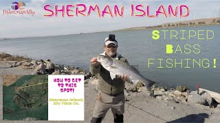 Sherman Island Sacramento River Delta Striped bass fishing [upl. by Seto]