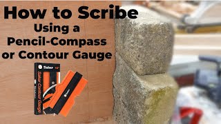 How to Scribe using Pencil Compass and a Saker Contour Gauge Scribing 101 [upl. by Koblas]