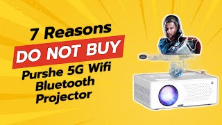 DONT BUY Purshe 5G Wifi Bluetooth Projector BEFORE WATCHING THIS VIDEO 🔥📽️ [upl. by Urial237]