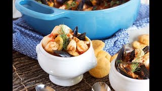 Easy Traditional Bouillabaisse Recipe [upl. by Aiuqenehs]