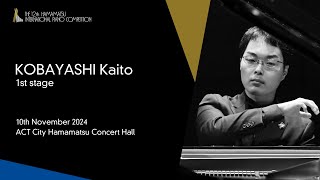 KOBAYASHI Kaito  1st Stage the 12th Hamamatsu International Piano Competition [upl. by Leik]