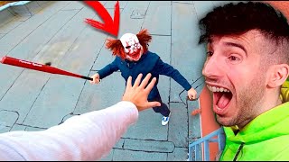 EL PAYASO ASESINO HA VUELTO  VS Parkour POV  Final EPICO [upl. by Ettevad896]