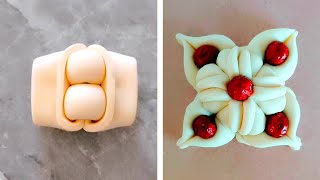 🥰 Satisfying And Yummy Dough Pastry Recipes  241🍞Bread Rolls Bun Shapes Tasty Pasta 1ice Cake [upl. by Alaham]