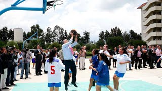 Juego de Básquetbol en graduación en quotVilla de las Niñasquot HacerQueLoBuenoPase 10072014 [upl. by Fortin]