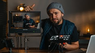 My Atem Mini Live Stream Setup  Seetec ATEM156 Multiview Monitor [upl. by Cordy]