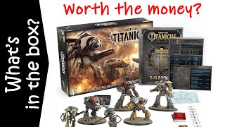 Adeptus Titanicus The Horus Heresy Starter Set  Unboxing and Review [upl. by Wu497]