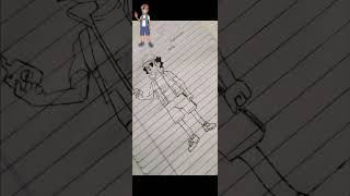 Ash Ketchum drawing shorts ashketchum pokemon anime [upl. by Harac513]