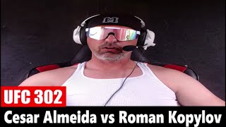 UFC 302 Cesar Almeida vs Roman Kopylov PREDICTION [upl. by Nylecyoj]