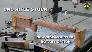 Cnc Rifle Stock on 4th Axis  Kelbrand CAM [upl. by Quarta491]