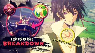 😱🔥 Lelouch Is ALIVE Code Geass Roze Episode 4 Review amp Breakdown [upl. by Dulsea418]