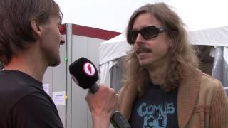 Floris van Bommel  FortaRock XL interview Mikael Åkerfeldt Opeth [upl. by Chuu298]