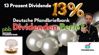 Deutsche Pfandbriefbank Dividendenperle oder Flop 13 Prozent Dividende [upl. by Silenay]