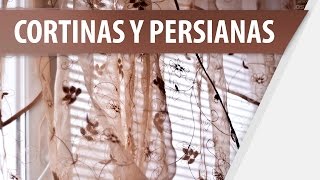 Cortinas y Persianas Según los Espacios  Tips para Decorar [upl. by Asirrom]