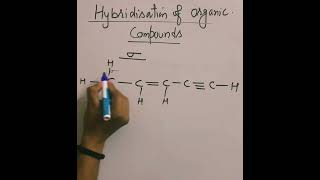 trick to find hybridisation  Easy trick to find hybridisation for organic compounds [upl. by Repsihw]