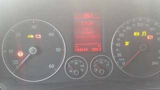 VW Golf V 20 TDI Cold Start 185 [upl. by Emmalyn469]