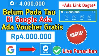 Buruan Klaim Saldo Dana 4Jt Gratis Langsung dari Google  Cara Mendapatkan Saldo Dana Gratis [upl. by Idona]