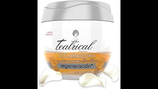 Crema aclaradoraaclarante TEATRICAL ¿De verdad funciona [upl. by Ellekcim690]