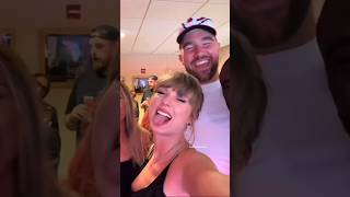 Taylor Swift and Travis Kelce partying in the suite after chiefs vs broncos game [upl. by Roddy]