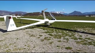 Southern Alpes tour with Antares 20E glider [upl. by Nwahsaj]