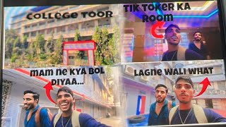 My College Tour ❤️ College Life Vlog  Being Jai Vlog [upl. by Parnas]