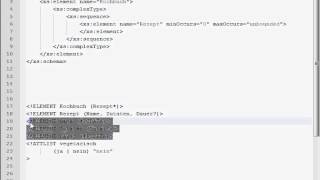 XMLTechnologien 13  XMLSchema Umsetzung I [upl. by Mukerji794]