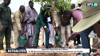 Journée nationale de larbre le PR Bassirou Diomaye Faye salue lengagement de Touba [upl. by Retsevlis]