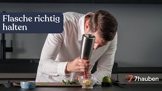 Wie halte ich die EspumaFlasche richtig  Onlinekurs mit Cornelius Speinle  7hauben [upl. by Nonrev]