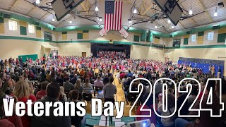 Boone Meadows Elementary’s 2024 Veterans Day Music Program [upl. by Draner250]