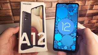 Samsung Galaxy A12  Android 12 Is Here [upl. by Ociral]