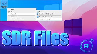 How to to Open SDR Files on Windows 1011 [upl. by Bostow101]