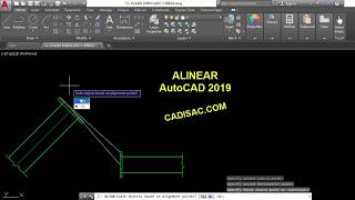 Comando Alinear AutoCAD ALIGN [upl. by Ahsillek]