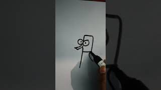 How to draw c for crow howtodraw kidsdrawing shorts [upl. by Akalam]