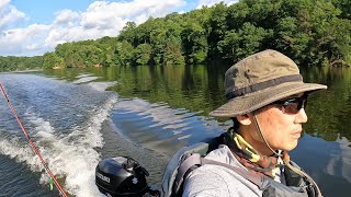 Gas Powered Jonny Boats Bass 100 Boating on the Occoquan Reservoir [upl. by Missie175]