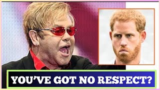 Shocking Elton Johns Reaction to Prince Harrys LGBTQ Disrespect [upl. by Alegnaoj]