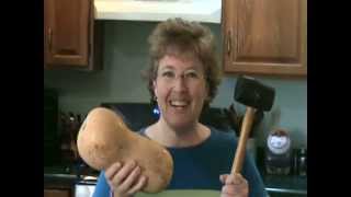 The Easy Way to Peel Butternut Squash  Jazzy Gourmet Cooking Studio [upl. by Adile]