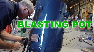 Sand blasting pot How they work and rebuilding it [upl. by Haig]