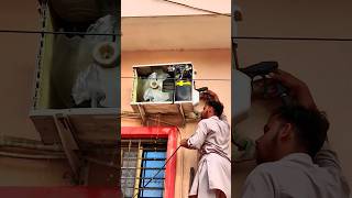 Ac Service at Home with Self MadeAC SERVICE KAISE KARTE HAI shortsfeed shortsvideo shortsviral [upl. by Solotsopa]