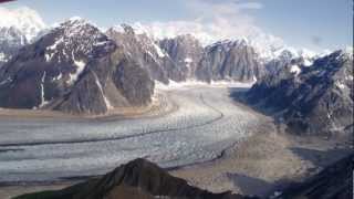 Flying Over Denali National Park and Mount McKinley [upl. by Taylor]