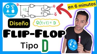 ✅FLIP FLOP D  APRÉNDELO en 6 MINUTOS ELECTRÓNICA DIGITAL [upl. by Ljoka]