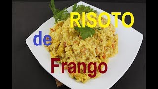 RISOTO RISOTO DE FRANGO – CREMOSO DELICIOSO [upl. by Hoffmann]