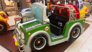 Sting international ￼alien patrol kiddie ride at Rockingham Mall [upl. by Amora203]