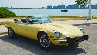 Thrilling Urban Cruise in a Classic Jaguar EType [upl. by Bible]