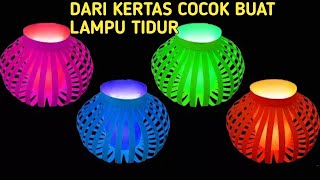 origami lampu hiasCara membuat lampiondekorasi kamar tidur [upl. by Ehcropal]