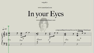 In your Eyes  Easy Piano  Dietmar Steinhauer [upl. by Alvita]