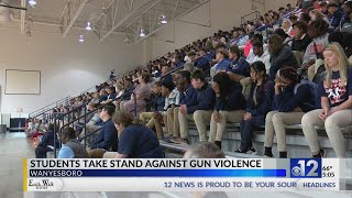 Mississippi students take stand against gun violence [upl. by Nadabas]