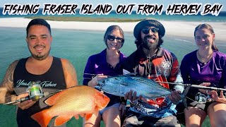 CAMPING ON A BOAT FISHING KGARI FRASER ISLAND OUT OF HERVEY BAY FINDING FISH WITH NO MARKS [upl. by Ettennal]