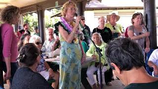 Friends of Mahaulepu celebrate No Moo Poo in Mahaulepu at Poipu Beach Park [upl. by Neelie]