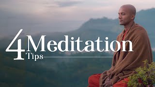 4 Meditation Tips for Beginners to Keep Doing it Everyday  Buddhism In English [upl. by Ihcur811]