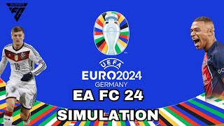 Ich SIMULIERE die EM 2024 kuriose Simulation  EA FC 24 [upl. by Htrowslle]