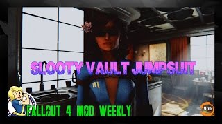 FALLOUT 4 VESTITI  OUTFITS MOD Slooty Vault Jumpsuit [upl. by Stein]